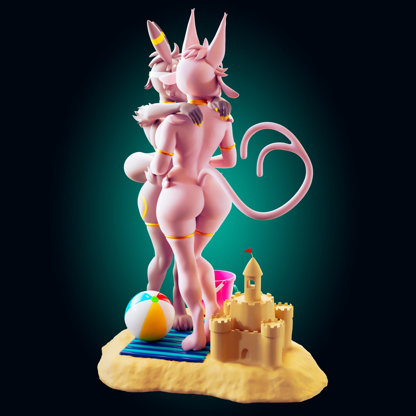 NSFW The Sun and Moon Lovers Resin Miniature