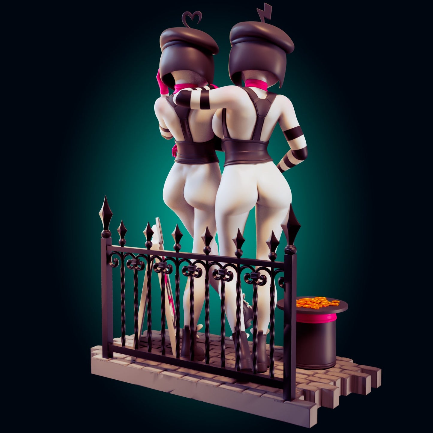 NSFW BonBon and ChuChu Resin Miniature - Ravenous Miniatures