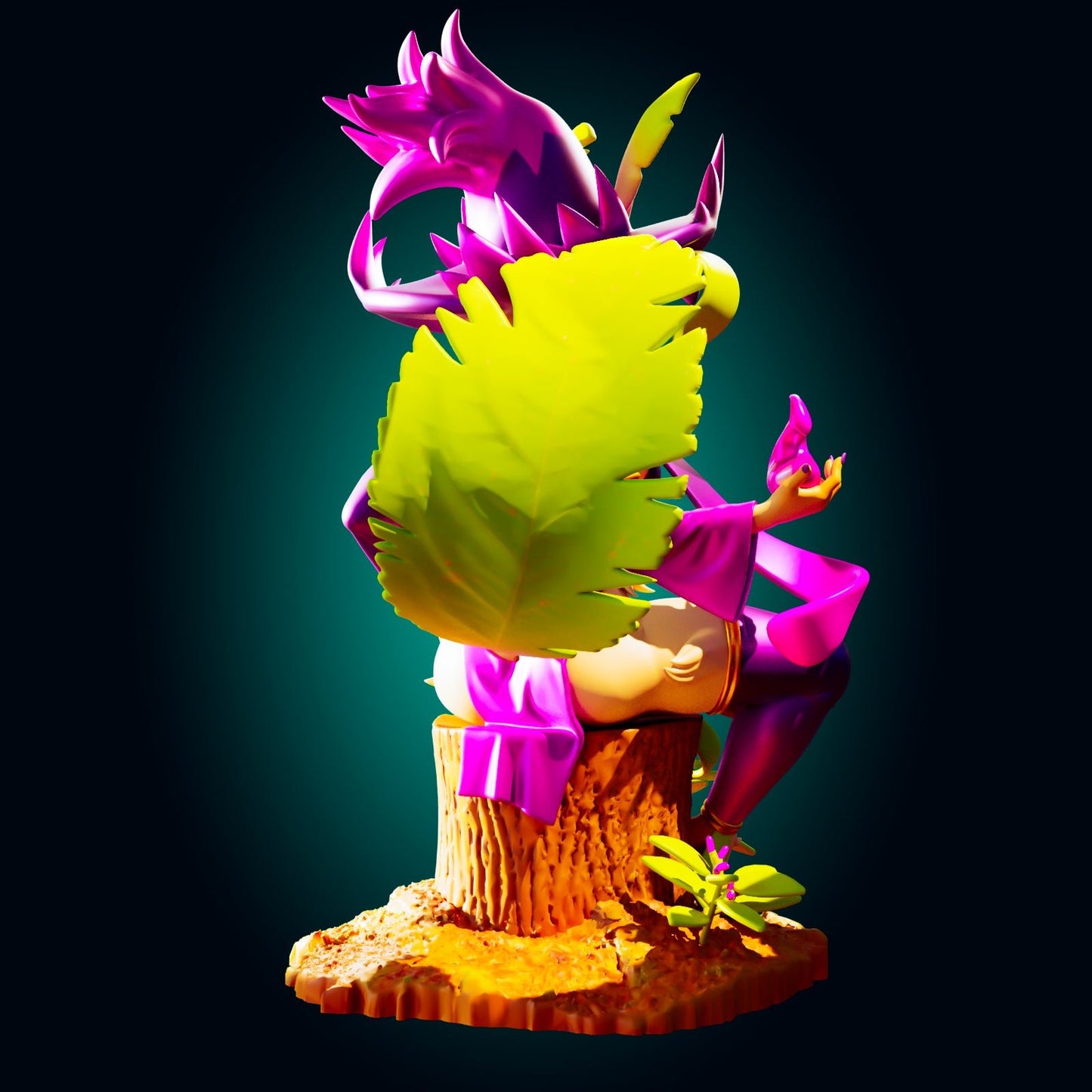 NSFW Enchanted Forest Sorceress Resin Miniature - Ravenous Miniatures
