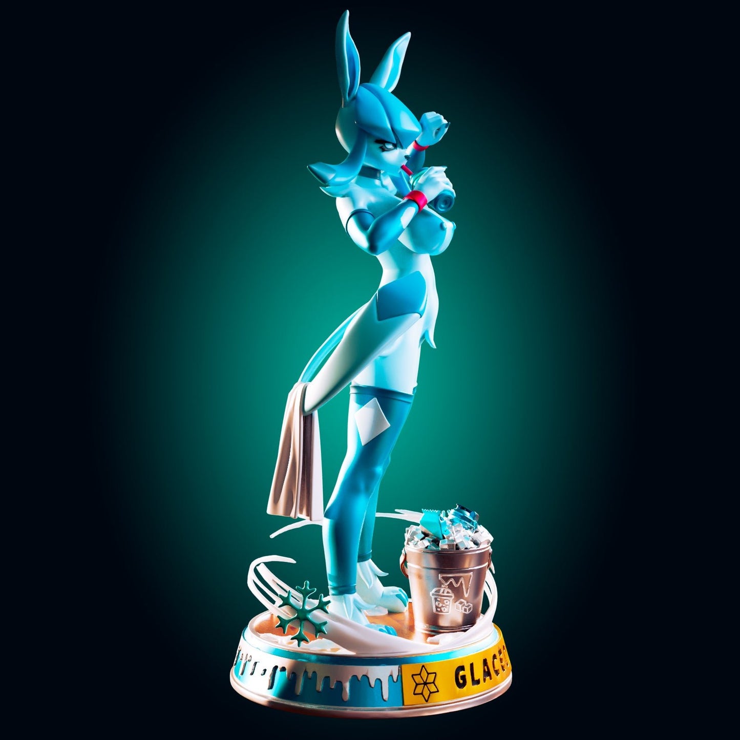 NSFW Ice Guardian Resin Miniature - Ravenous Miniatures