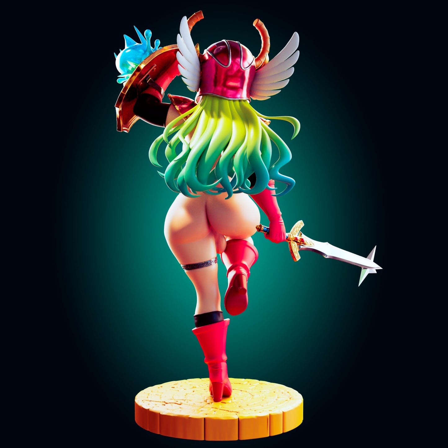 NSFW Warrior Valkyrie - Legendary Battle Maiden Collectible Figure - Ravenous Miniatures