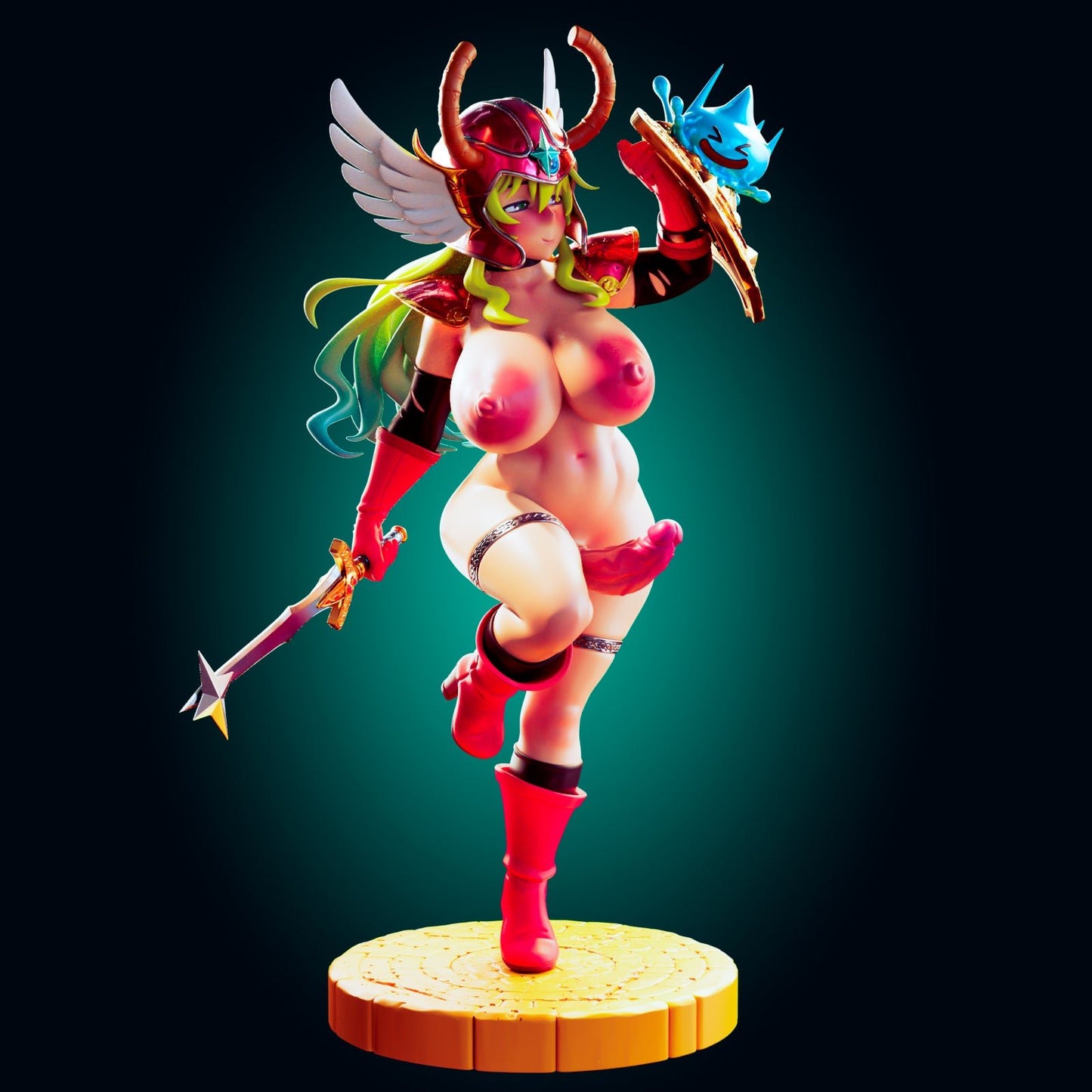 NSFW Warrior Valkyrie - Legendary Battle Maiden Collectible Figure - Ravenous Miniatures