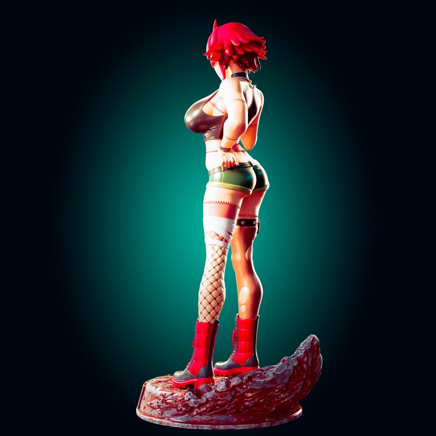 Rebel Queen of the Wasteland| Dark Fantasy Resin Figure - Ravenous Miniatures