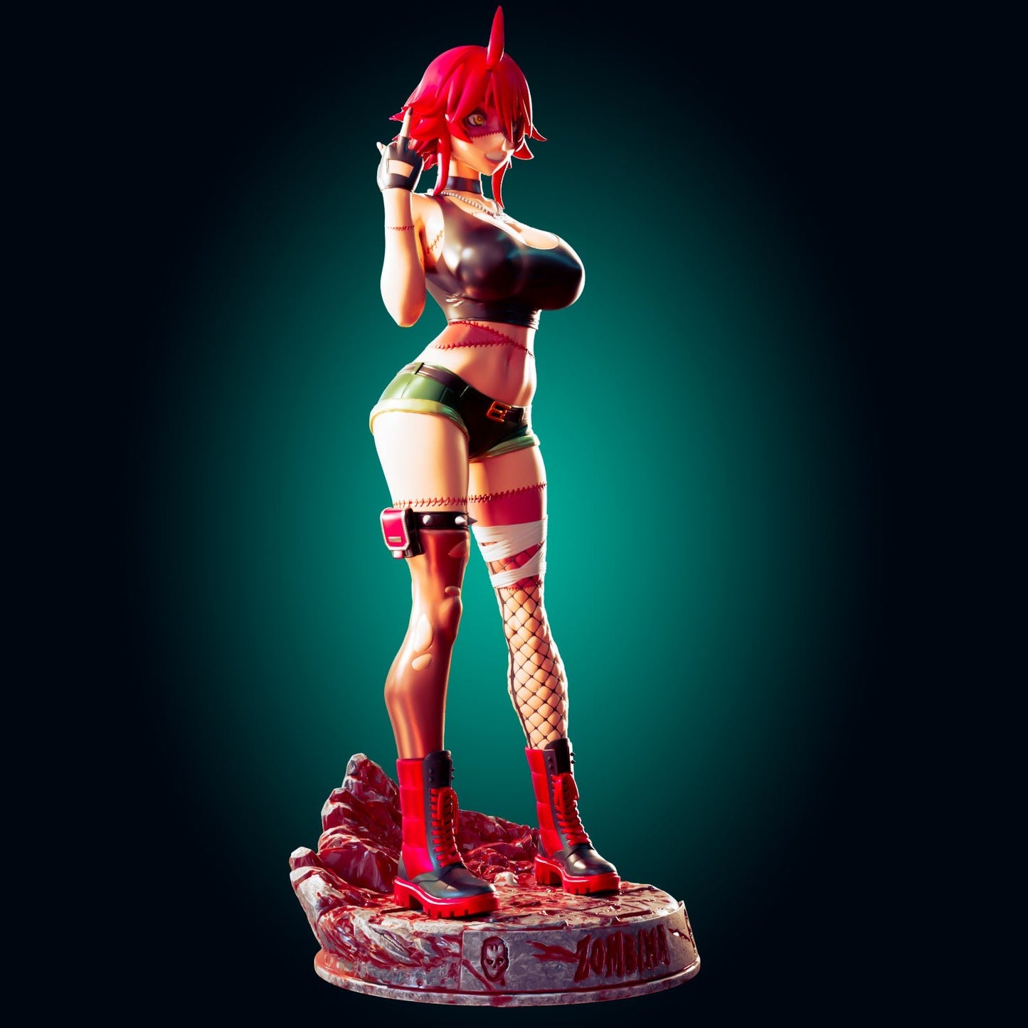 Rebel Queen of the Wasteland| Dark Fantasy Resin Figure - Ravenous Miniatures