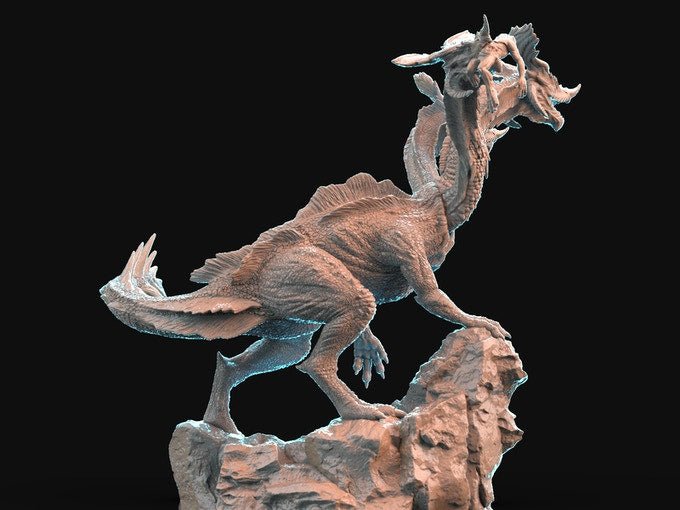 3 Headed Hydra, Resin miniatures - Ravenous Miniatures