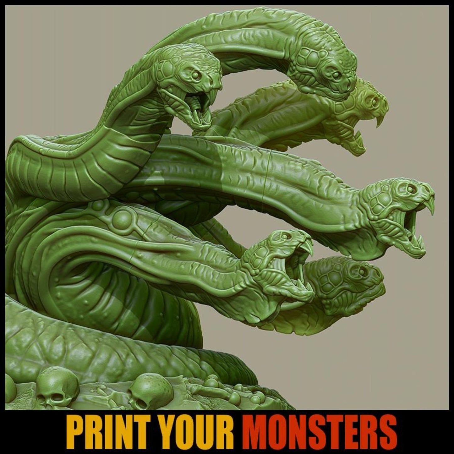 6-headed-hydra, Resin miniatures - Ravenous Miniatures