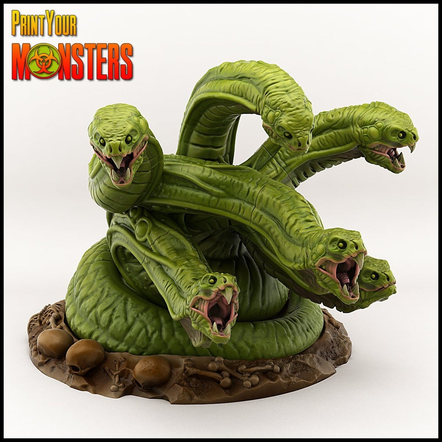 6-headed-hydra, Resin miniatures - Ravenous Miniatures