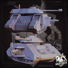 Load image into Gallery viewer, Calor Tank, Unpainted Resin Miniature Models.
