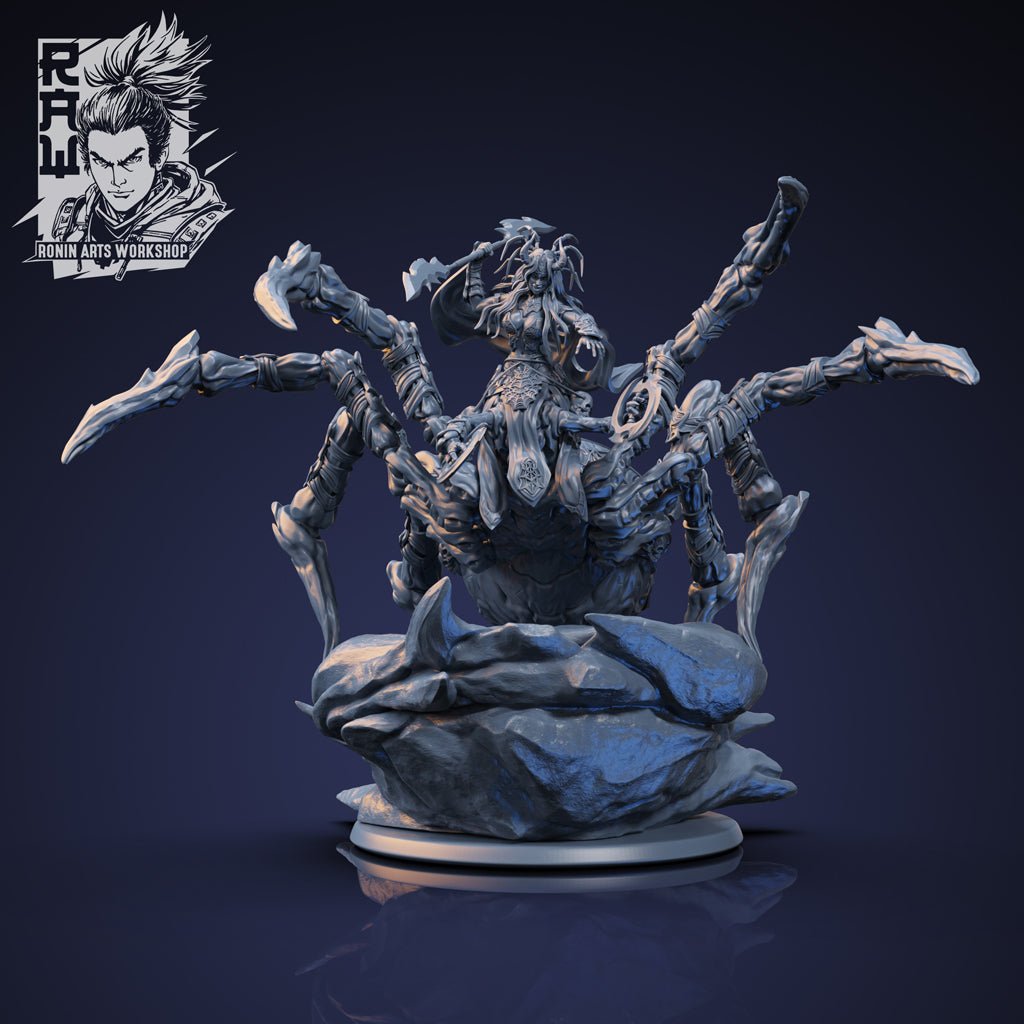 Abrisha, Dryder, Resin miniature, unpainted. - Ravenous Miniatures