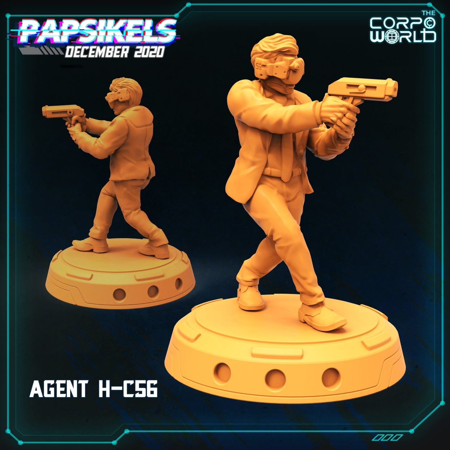 agent-male, Resin miniatures - Ravenous Miniatures