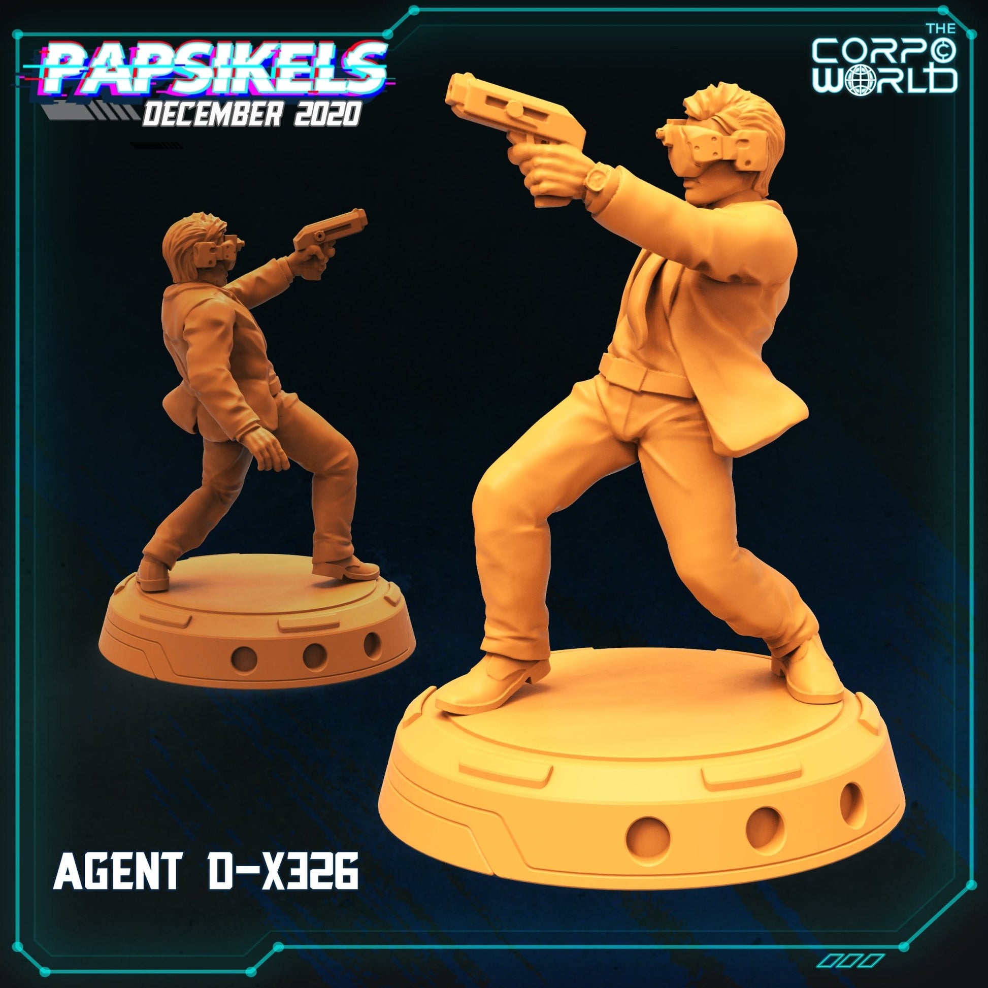 agent-male, Resin miniatures - Ravenous Miniatures