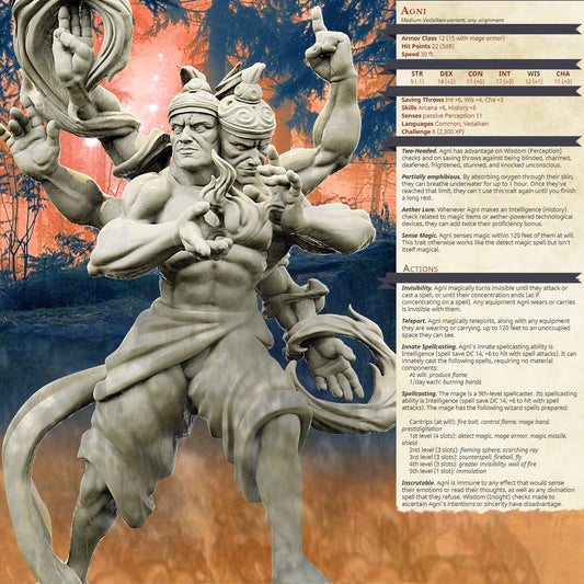 Agni, Resin miniatures - Ravenous Miniatures