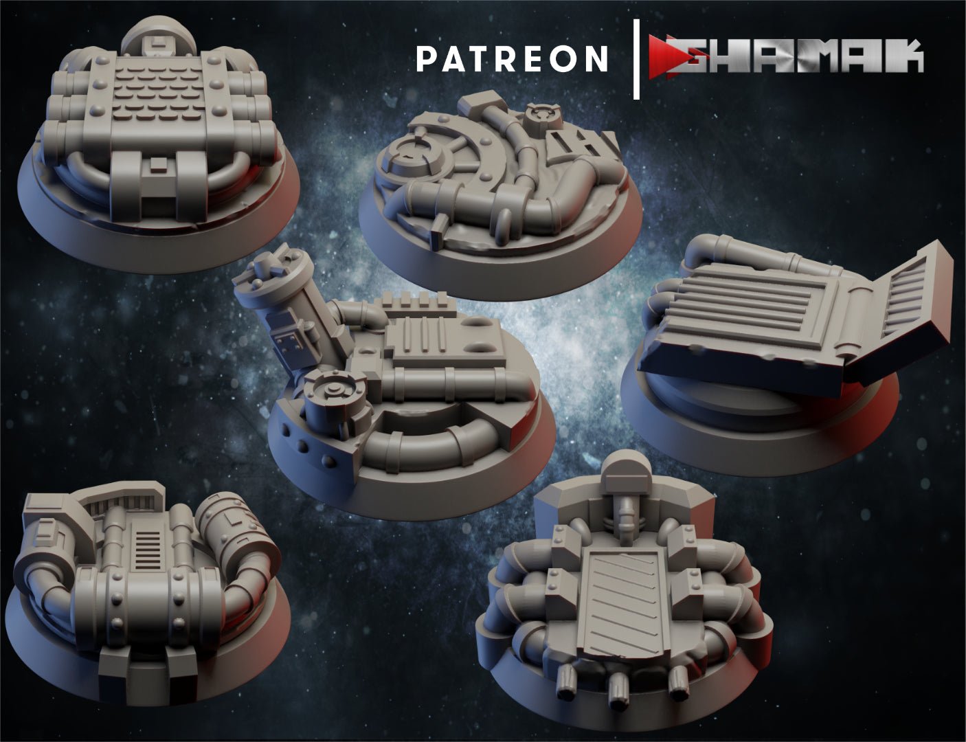 Amazon Warriors Bases, Resin miniatures - Ravenous Miniatures