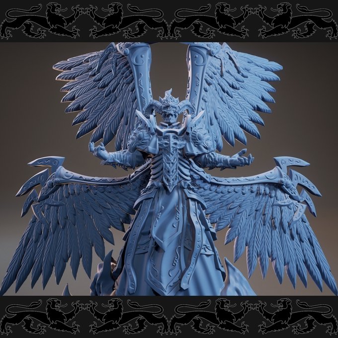 angel-of-death, Resin miniatures - Ravenous Miniatures