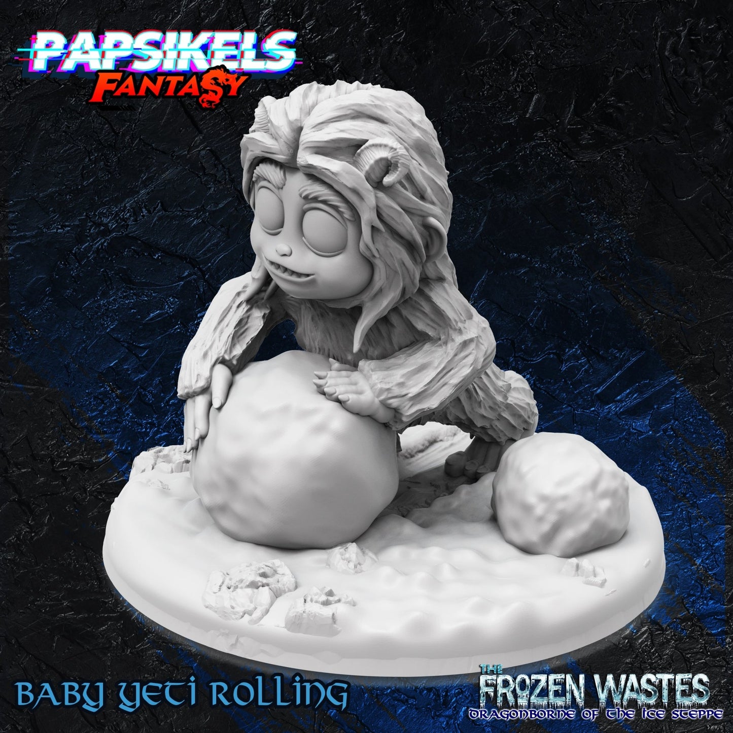 baby-yeti, Resin miniatures 11:56 (28mm / 32mm) scale - Ravenous Miniatures