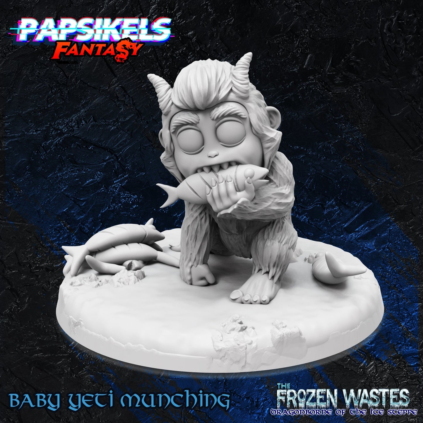 baby-yeti, Resin miniatures 11:56 (28mm / 32mm) scale - Ravenous Miniatures