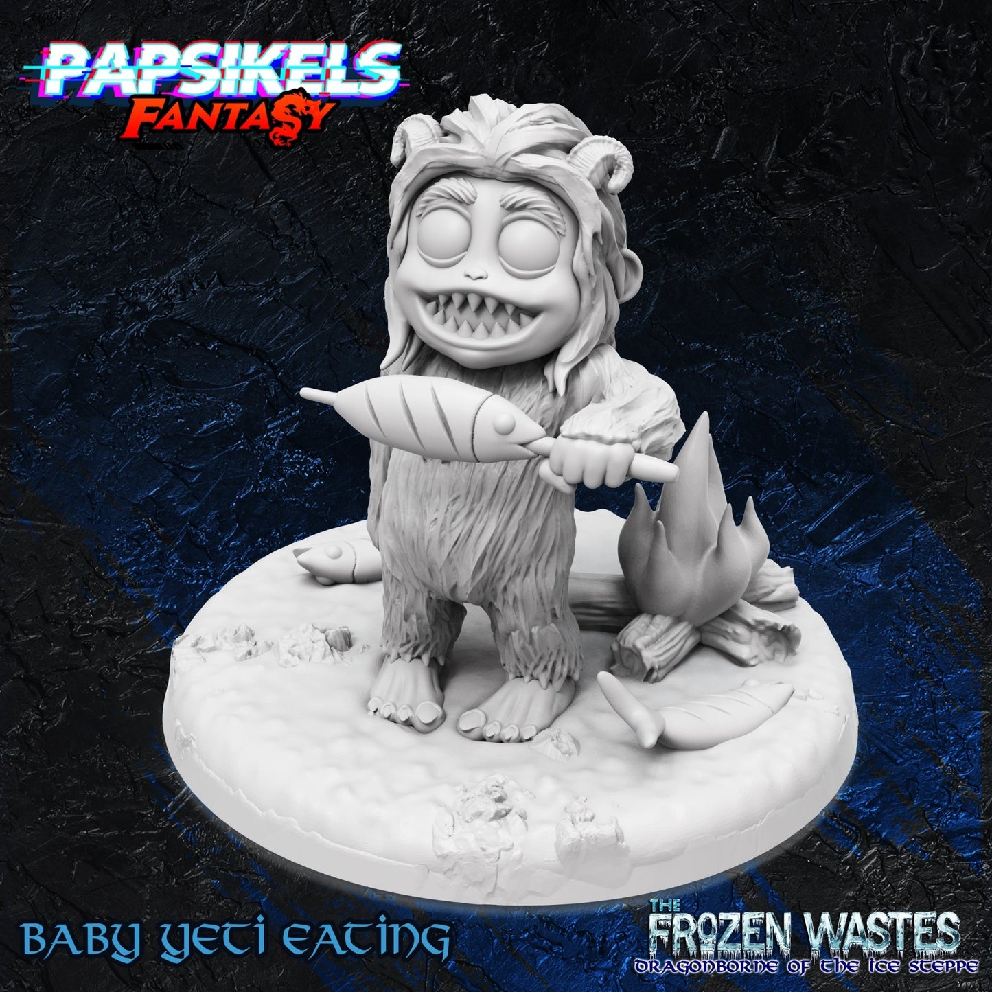 baby-yeti, Resin miniatures 11:56 (28mm / 32mm) scale - Ravenous Miniatures