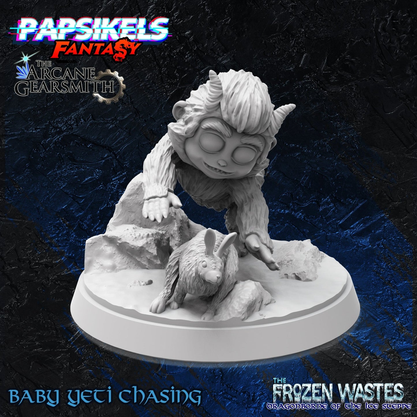 baby-yeti, Resin miniatures 11:56 (28mm / 32mm) scale - Ravenous Miniatures