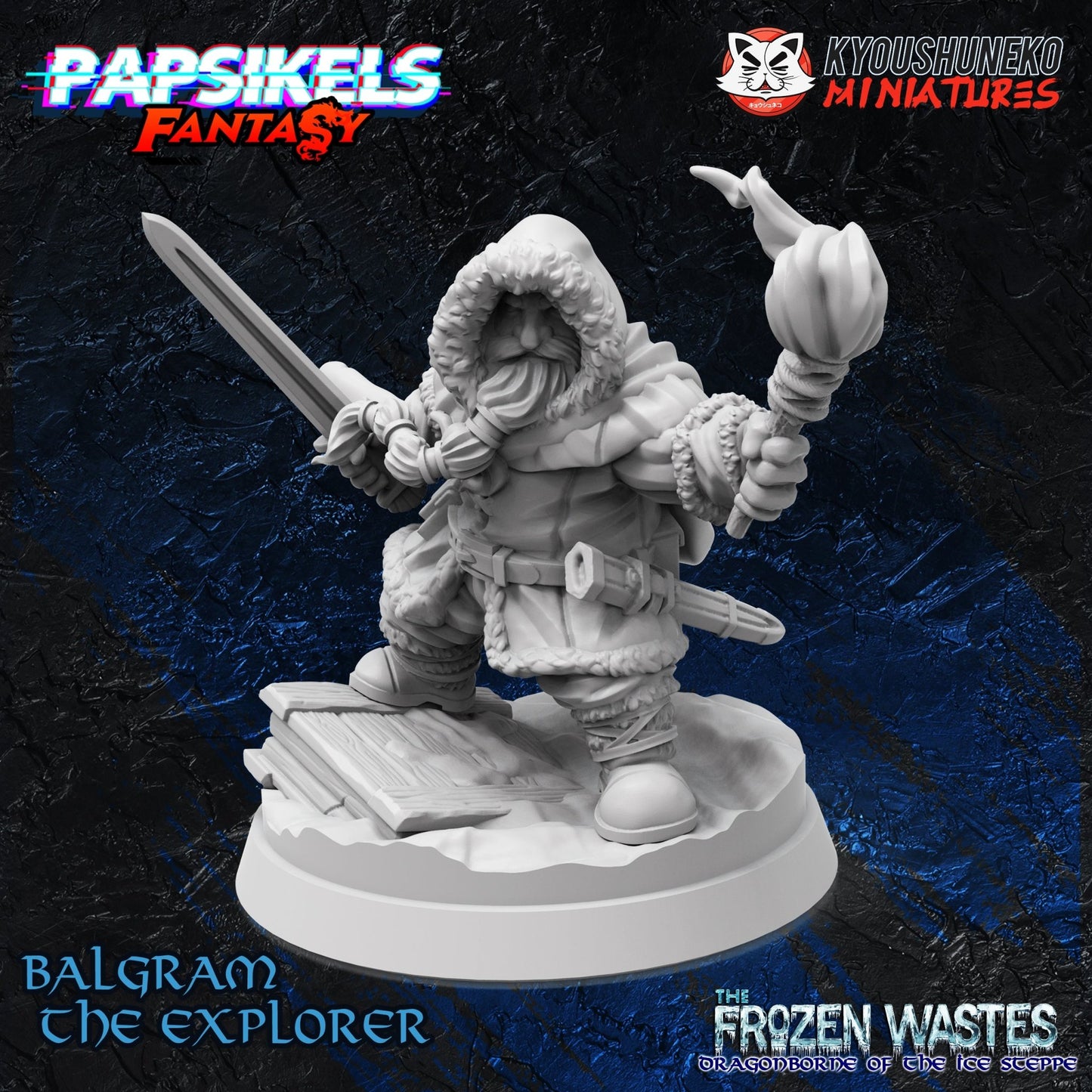 balgram-the-explorer, Resin miniatures 11:56 (28mm / 32mm) scale - Ravenous Miniatures