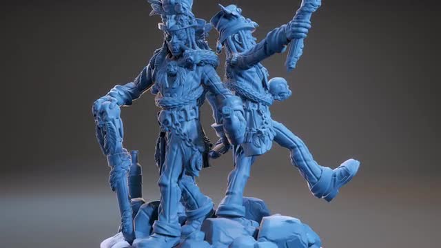 Baron Samedi, Resin miniatures 11:56 (28mm / 34mm) scale - Ravenous Miniatures