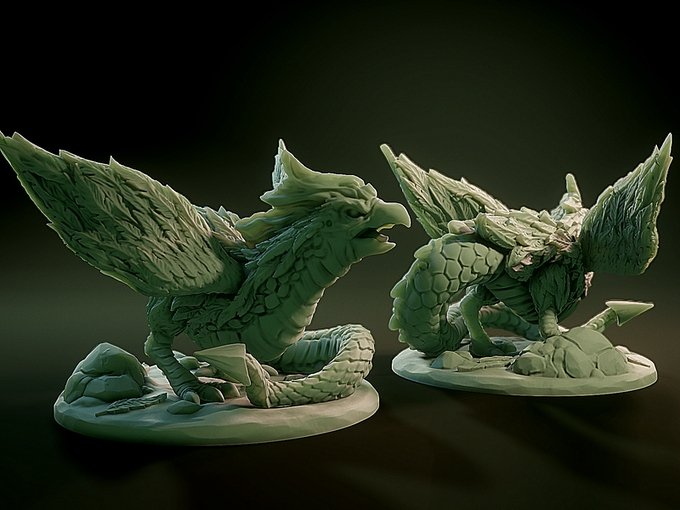 Basilisk, Resin miniatures 11:56 (28mm / 34mm) scale - Ravenous Miniatures