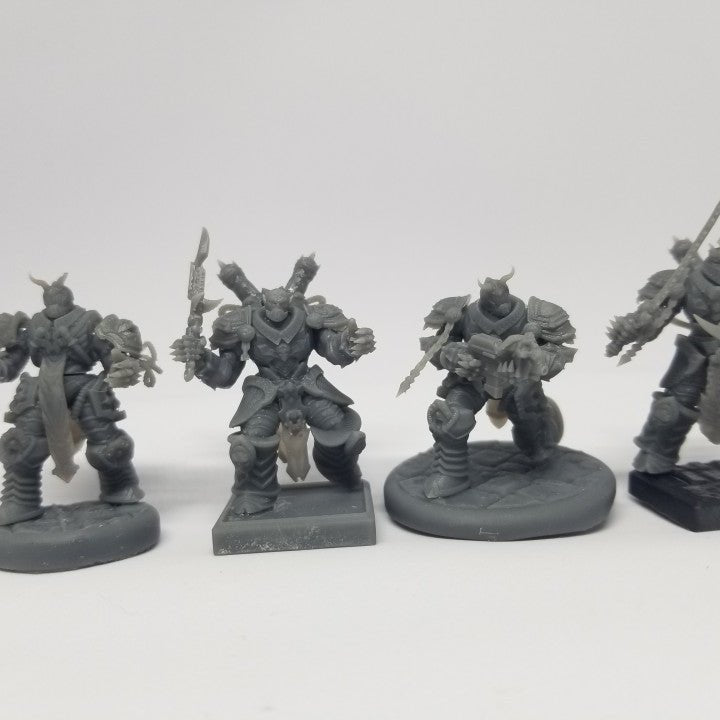 Blood lords guard, Unpainted Resin Miniature Models. - Ravenous Miniatures
