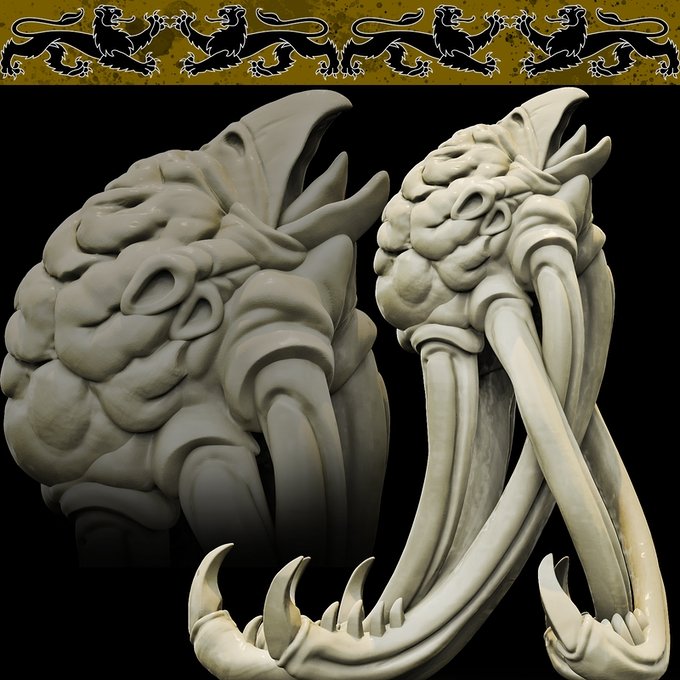 Brain Abomination, Resin miniatures 11:56 (28mm / 34mm) scale - Ravenous Miniatures