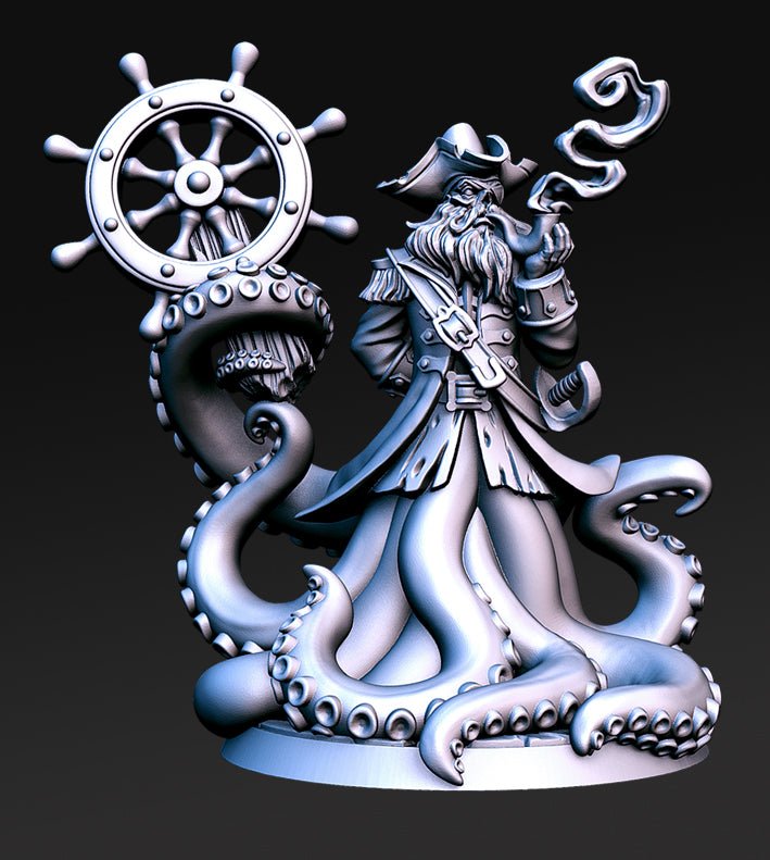 Captain Quidd, Resin miniatures 11:56 (28mm / 32mm) scale - Ravenous Miniatures