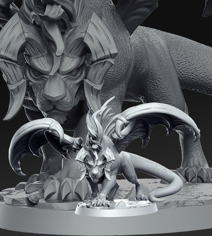 Carac, Resin miniatures 11:56 (28mm / 32mm) scale - Ravenous Miniatures