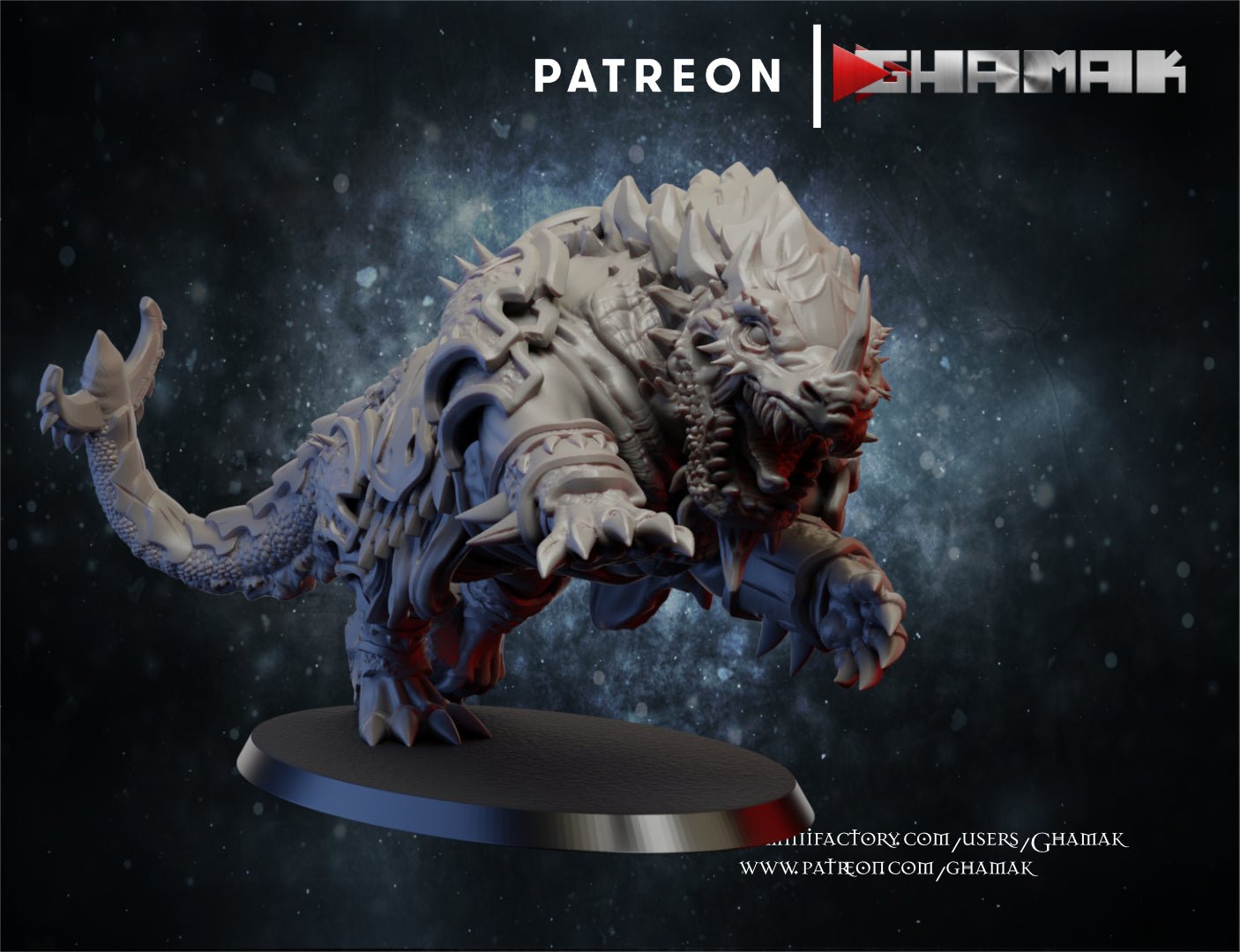 Chaos Charadon, Resin miniatures 11:56 (28mm / 32mm) scale - Ravenous Miniatures