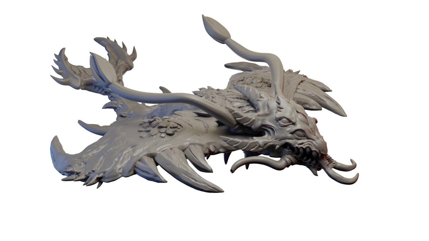 Chaos devil fish, Resin miniatures 11:56 (28mm / 32mm) scale - Ravenous Miniatures