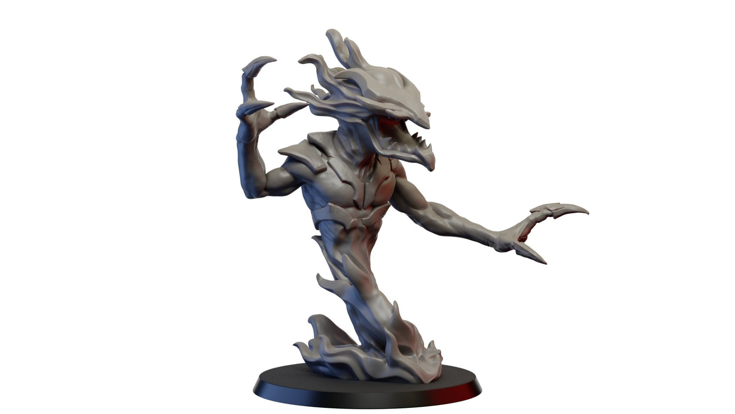 Chaos Pyro, Resin miniatures 11:56 (28mm / 32mm) scale - Ravenous Miniatures