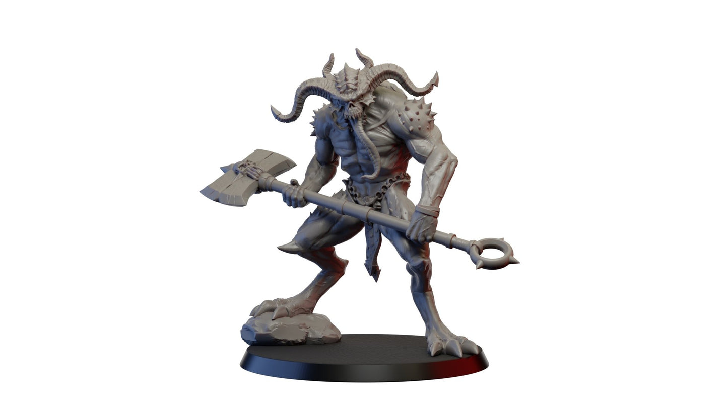 Chaos warriors, Resin miniatures 11:56 (28mm / 32mm) scale - Ravenous Miniatures