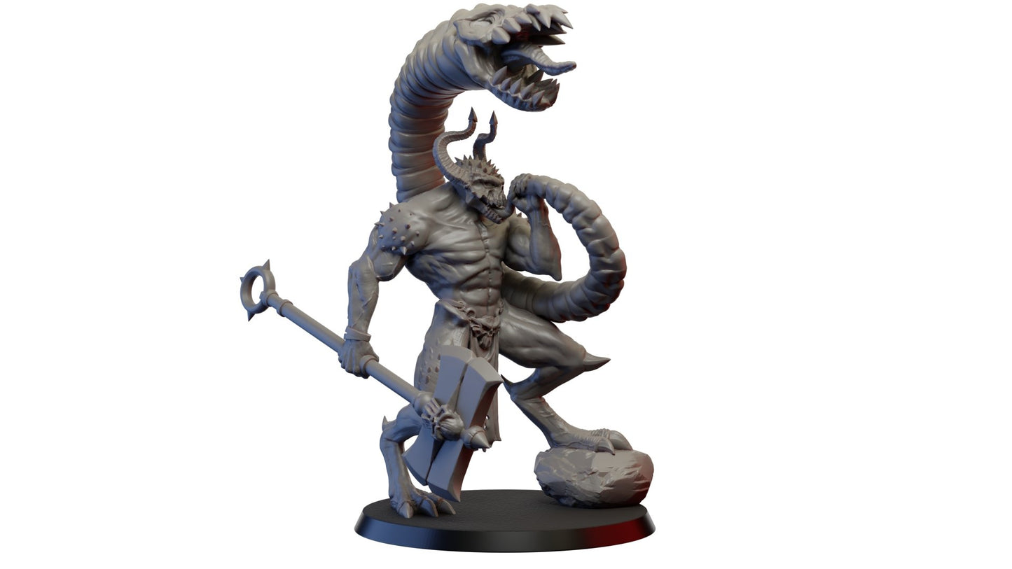 Chaos warriors, Resin miniatures 11:56 (28mm / 32mm) scale - Ravenous Miniatures