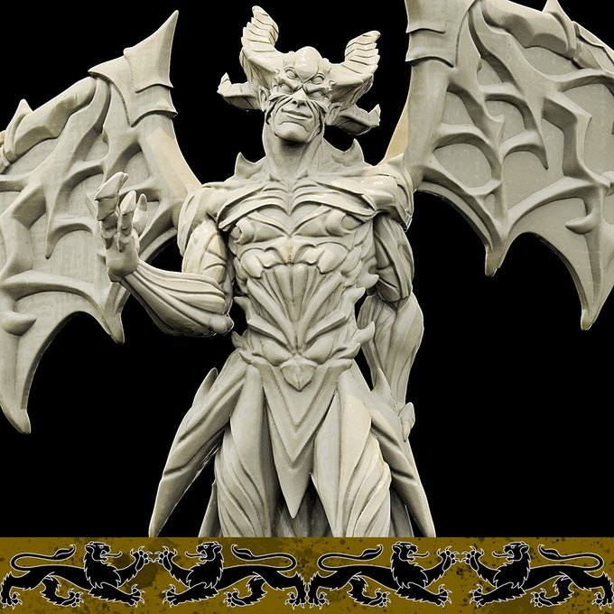 Chernobog, Resin miniatures 11:56 (28mm / 34mm) scale - Ravenous Miniatures