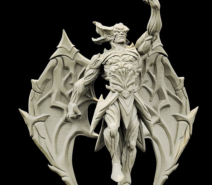 Chernobog, Resin miniatures 11:56 (28mm / 34mm) scale - Ravenous Miniatures