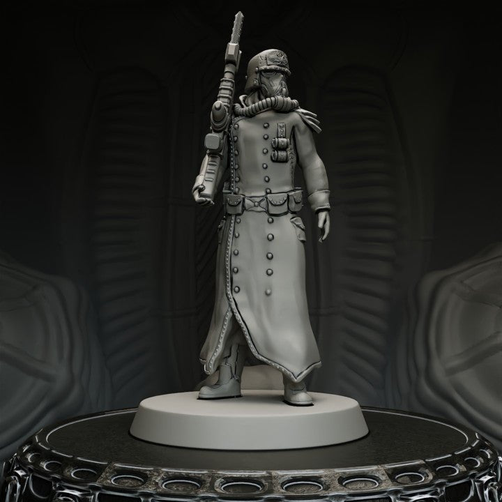 Conscript, Resin miniatures 11:56 (28mm / 32mm) scale - Ravenous Miniatures