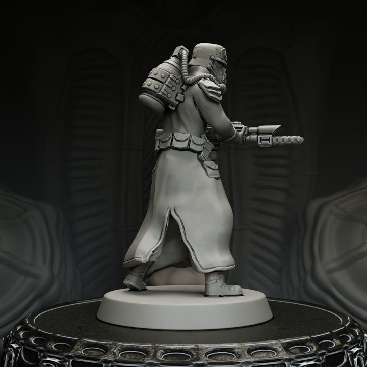 Conscript, Resin miniatures 11:56 (28mm / 32mm) scale - Ravenous Miniatures
