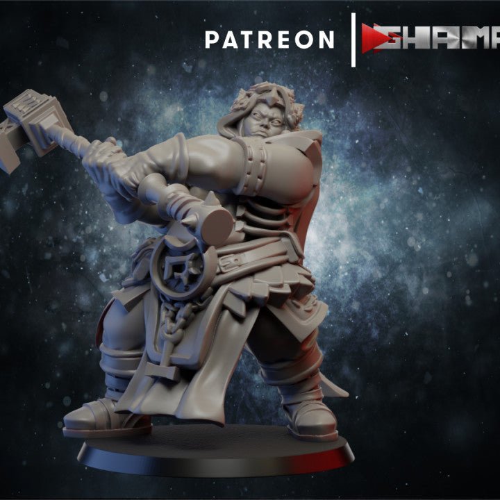 Convent Matriarchs, Resin miniatures 11:56 (28mm / 32mm) scale - Ravenous Miniatures