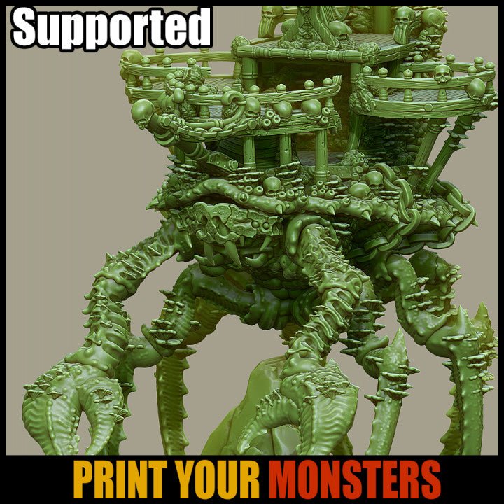Crab Pirate ship (100mm), (28/32mm) resin miniatures for TTRPG and wargames - Ravenous Miniatures