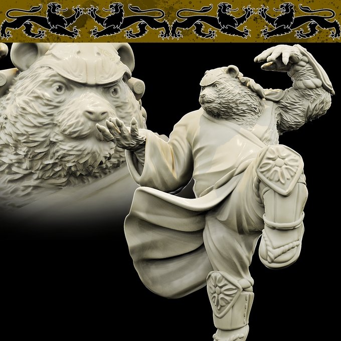 CuChulain, Resin miniatures 11:56 (28mm / 34mm) scale - Ravenous Miniatures