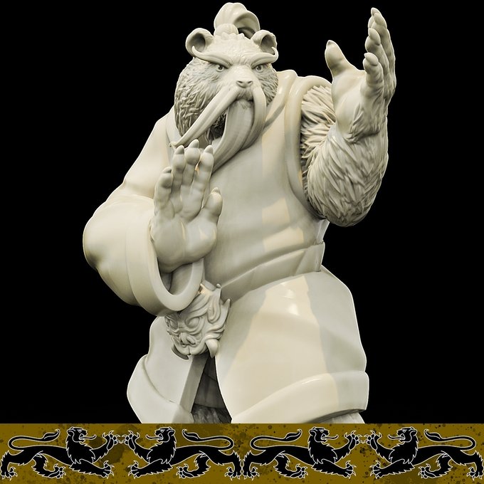 CuChulain, Resin miniatures 11:56 (28mm / 34mm) scale - Ravenous Miniatures
