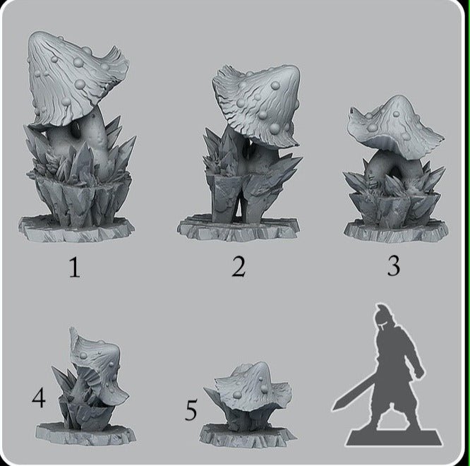 Dangerous Mushroom, (28/32mm) resin miniatures for TTRPG and wargames - Ravenous Miniatures