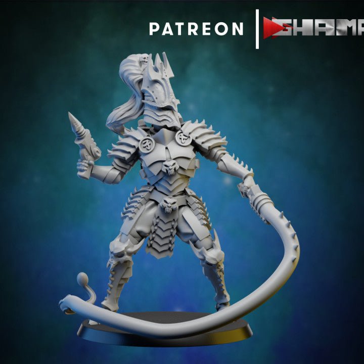 Dark Elda Cabal, Resin miniatures 11:56 (28mm / 32mm) scale - Ravenous Miniatures