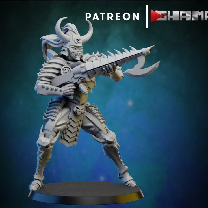 Dark Elda Cabal, Resin miniatures 11:56 (28mm / 32mm) scale - Ravenous Miniatures