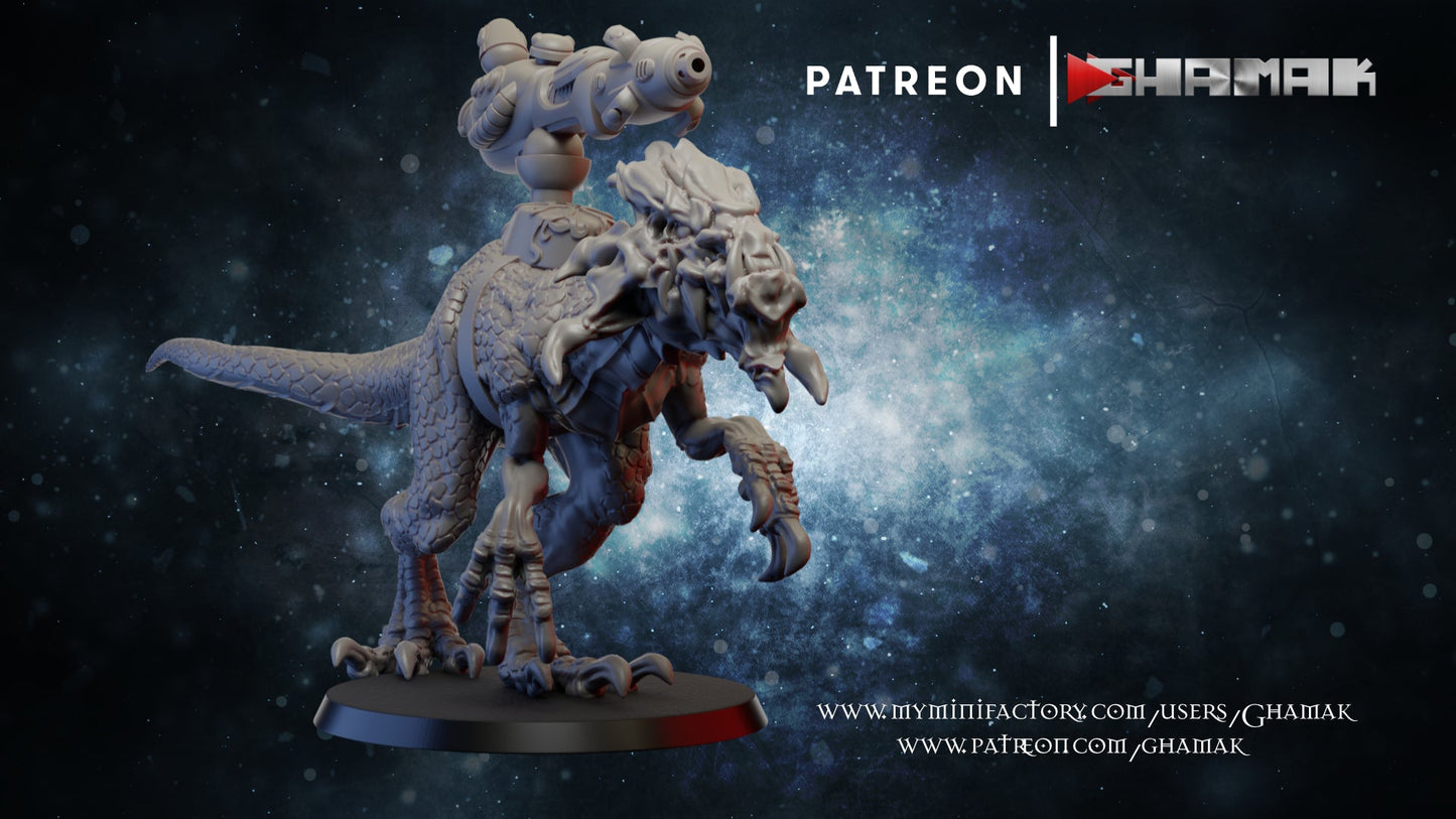 Dark Elda Creature, Resin miniatures 11:56 (28mm / 32mm) scale - Ravenous Miniatures
