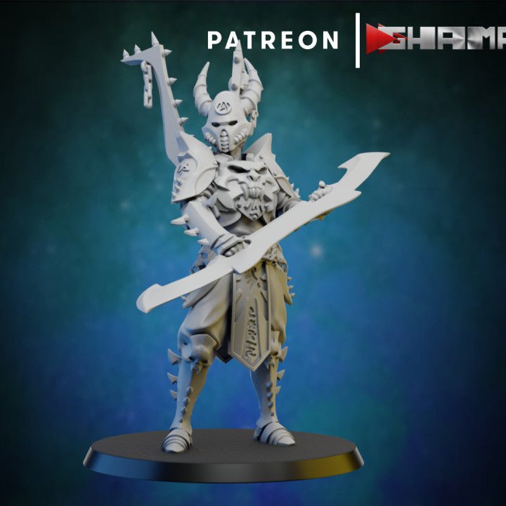 Dark Elda Incubus , Resin miniatures 11:56 (28mm / 32mm) scale - Ravenous Miniatures