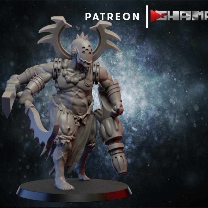 Dark Elda Inkinsa, Resin miniatures 11:56 (28mm / 32mm) scale - Ravenous Miniatures