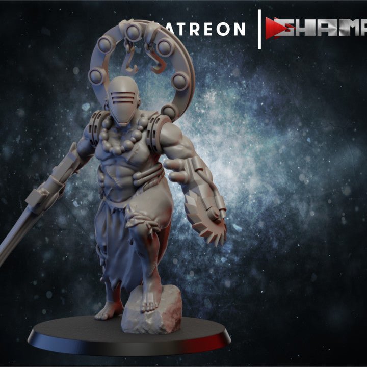 Dark Elda Inkinsa, Resin miniatures 11:56 (28mm / 32mm) scale - Ravenous Miniatures