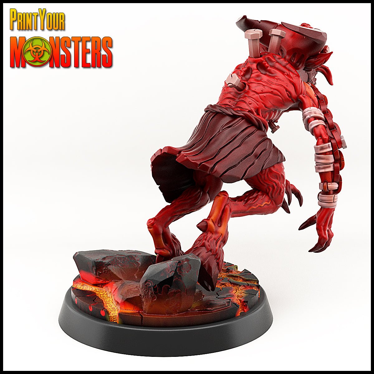 Demon Berserker, 28/32mm resin miniatures for TTRPG and wargames - Ravenous Miniatures
